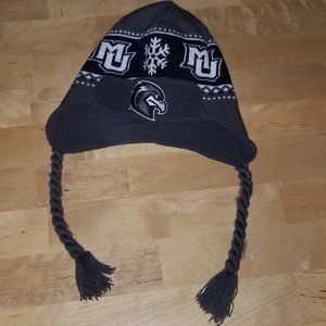 Gray Marquette Golden Eagles Winter Knit Hat Basketball